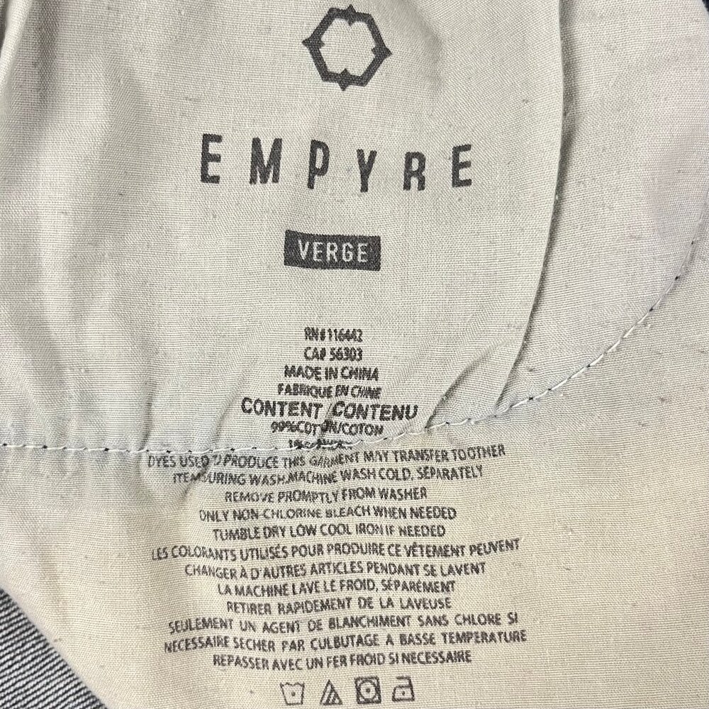 Empyre Verge Men’s 34 Slim Distressed Jeans Medium Wash Streetwear - Picture 6 of 12